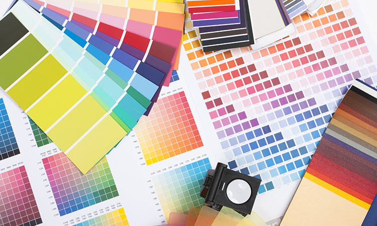 Campionari colore Pantone per il controllo qualità della stampa digitale effegi